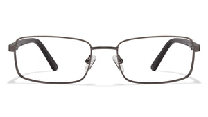 Gunmetal Rectangle Full Rim Unisex Eyeglasses by Vincent Chase Online-113364