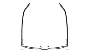 Gunmetal Rectangle Full Rim Unisex Eyeglasses by Vincent Chase Online-113364