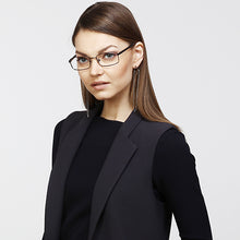 Load image into Gallery viewer, Gunmetal Rectangle Full Rim Unisex Eyeglasses by Vincent Chase Online-113364