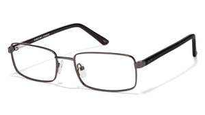 Gunmetal Rectangle Full Rim Unisex Eyeglasses by Vincent Chase Online-113364