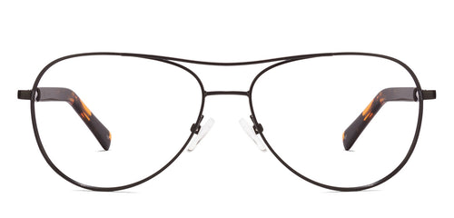 Black Aviator Full Rim Unisex Eyeglasses by Vincent Chase Online-113374