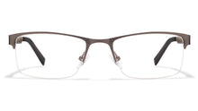 Load image into Gallery viewer, Gunmetal Rectangle Half Rim Unisex Eyeglasses by Vincent Chase Online-113431