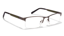 Load image into Gallery viewer, Gunmetal Rectangle Half Rim Unisex Eyeglasses by Vincent Chase Online-113431