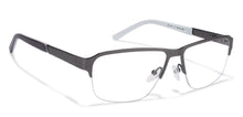 Load image into Gallery viewer, Gunmetal Rectangle Half Rim Unisex Eyeglasses by Vincent Chase VC-113386