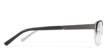 Load image into Gallery viewer, Gunmetal Rectangle Half Rim Unisex Eyeglasses by Vincent Chase VC-113386