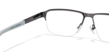 Load image into Gallery viewer, Gunmetal Rectangle Half Rim Unisex Eyeglasses by Vincent Chase VC-113386