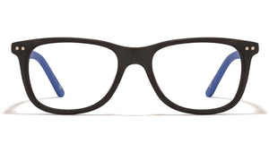Black Wayfarer Full Rim Unisex Eyeglasses by Vincent Chase VC-114129