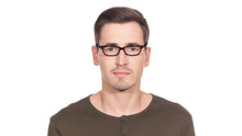 Load image into Gallery viewer, Black Rectangle Full Rim Unisex Eyeglasses by Vincent Chase VC-114175