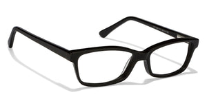 Black Rectangle Full Rim Unisex Eyeglasses by Vincent Chase VC-114175