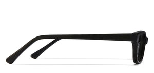 Black Rectangle Full Rim Unisex Eyeglasses by Vincent Chase VC-114175