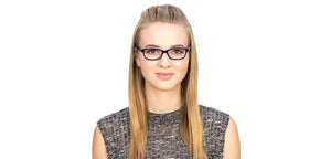 Blue Rectangle Full Rim Unisex Eyeglasses by Vincent Chase Online-120819