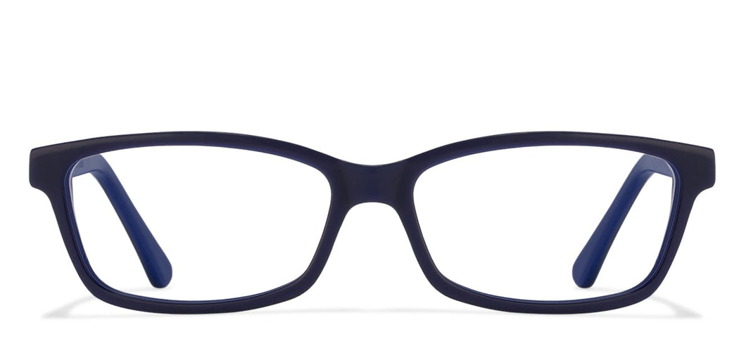 Blue Rectangle Full Rim Unisex Eyeglasses by Vincent Chase Online-120819