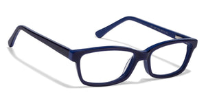 Blue Rectangle Full Rim Unisex Eyeglasses by Vincent Chase Online-120819