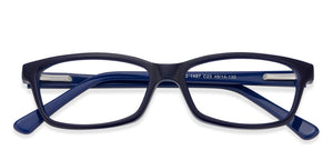 Blue Rectangle Full Rim Unisex Eyeglasses by Vincent Chase Online-120819
