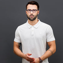 Load image into Gallery viewer, Blue Rectangle Full Rim Unisex Eyeglasses by Vincent Chase Online-120819