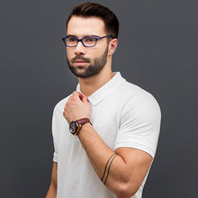 Load image into Gallery viewer, Blue Rectangle Full Rim Unisex Eyeglasses by Vincent Chase Online-120819