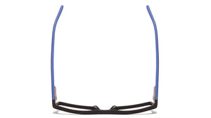 Black Rectangle Full Rim Unisex Eyeglasses by Vincent Chase VC-114181