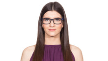 Load image into Gallery viewer, Black Rectangle Full Rim Unisex Eyeglasses by Vincent Chase VC-114181