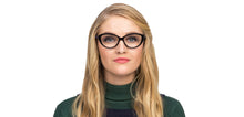 Load image into Gallery viewer, Black Cat Eye Full Rim Women Eyeglasses by Vincent Chase Online-118639