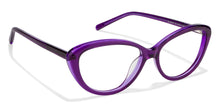 Load image into Gallery viewer, Purple Cat Eye Full Rim Women Eyeglasses by Vincent Chase VC-118640