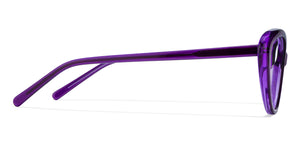 Purple Cat Eye Full Rim Women Eyeglasses by Vincent Chase VC-118640