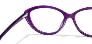 Purple Cat Eye Full Rim Women Eyeglasses by Vincent Chase VC-118640