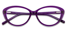 Load image into Gallery viewer, Purple Cat Eye Full Rim Women Eyeglasses by Vincent Chase VC-118640