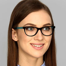 Load image into Gallery viewer, Black Cat Eye Full Rim Women Eyeglasses by Vincent Chase Online-119266