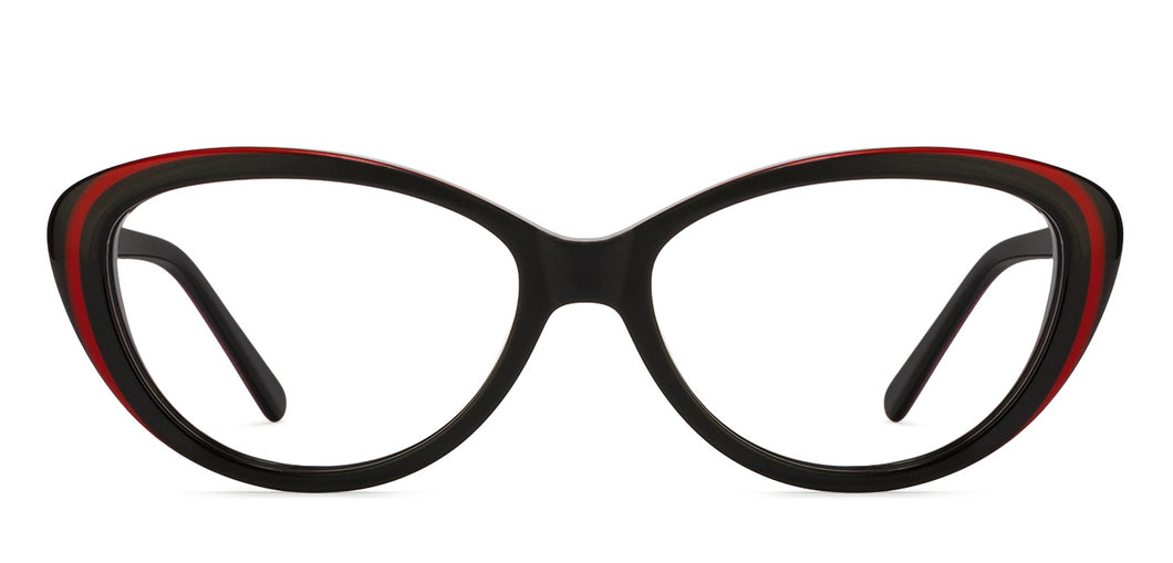 Black Cat Eye Full Rim Women Eyeglasses by Vincent Chase Online-115297
