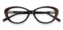Load image into Gallery viewer, Black Cat Eye Full Rim Women Eyeglasses by Vincent Chase Online-115297