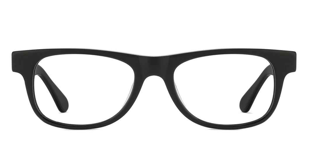 Black Wayfarer Full Rim Unisex Eyeglasses by Vincent Chase Online-120062