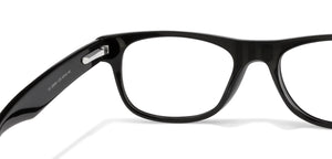 Black Wayfarer Full Rim Unisex Eyeglasses by Vincent Chase Online-120062