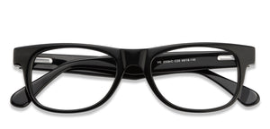 Black Wayfarer Full Rim Unisex Eyeglasses by Vincent Chase Online-120062