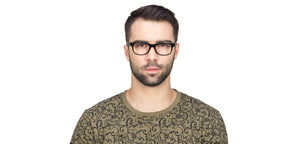 Black Wayfarer Full Rim Unisex Eyeglasses by Vincent Chase Online-120062