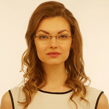 Load image into Gallery viewer, Black Rectangle Rimless Unisex Eyeglasses by Lenskart Air Online-114294