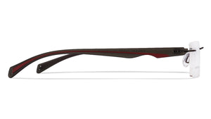 Black Rectangle Rimless Unisex Eyeglasses by Lenskart Air Online-114294