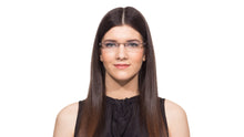 Load image into Gallery viewer, Black Rectangle Rimless Unisex Eyeglasses by Lenskart Air Online-114294
