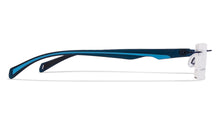 Load image into Gallery viewer, Blue Rectangle Rimless Unisex Eyeglasses by Lenskart Air Online-114295
