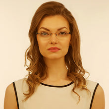 Load image into Gallery viewer, Black Rectangle Rimless Unisex Eyeglasses by Lenskart Air Online-114303