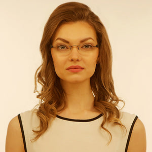 Black Rectangle Rimless Unisex Eyeglasses by Lenskart Air Online-114303