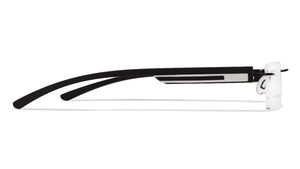 Black Rectangle Rimless Unisex Eyeglasses by Lenskart Air Online-114303