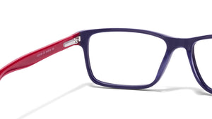 Blue Rectangle Full Rim Unisex Eyeglasses by Vincent Chase Online-114101