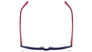Blue Rectangle Full Rim Unisex Eyeglasses by Vincent Chase Online-114101