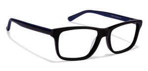Black Rectangle Full Rim Unisex Eyeglasses by Vincent Chase Online-119228