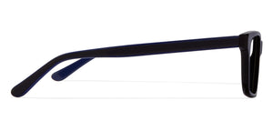 Black Rectangle Full Rim Unisex Eyeglasses by Vincent Chase Online-119228