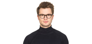 Black Wayfarer Full Rim Unisex Eyeglasses by Vincent Chase Online-119198