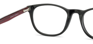 Black Wayfarer Full Rim Unisex Eyeglasses by Vincent Chase Online-119198