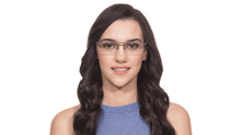 Load image into Gallery viewer, Grey Rectangle Half Rim Unisex Eyeglasses by Lenskart Air Online-113276