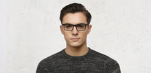 Load image into Gallery viewer, Black Rectangle Full Rim Unisex Eyeglasses by Vincent Chase Online-119176