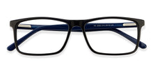 Load image into Gallery viewer, Black Rectangle Full Rim Unisex Eyeglasses by Vincent Chase Online-119176